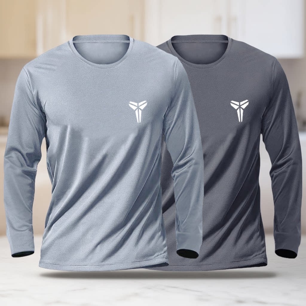 夏季防晒速干衣冰丝长袖t恤男薄款网眼透气工地户外空调衣打底衫