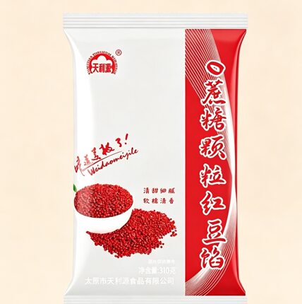 【0蔗糖颗粒红豆馅】红豆馅料面包豆沙包粽子月饼烘焙原料