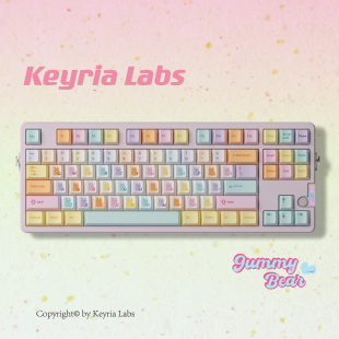 Keyria Labs / 小熊软糖 PBT客制化键帽 五面热升华