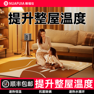 电热水暖地暖垫地垫地毯加热2025新款非石墨烯碳晶客厅全屋冬季