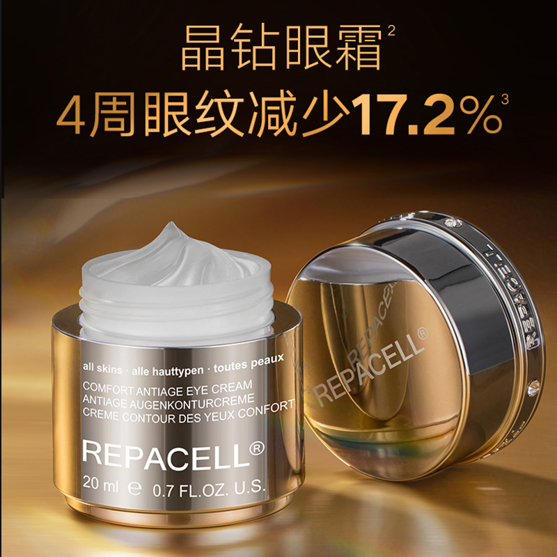 常小辉 REPACELL瑞铂希眼霜淡化干细纹紧弹焕亮眼周滋润提升光泽 美容护肤/美体/精油 眼霜 原图主图