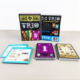 Trio回忆三重奏NANA姐妹版欢乐记忆卡牌桌游亲子互动聚会搞笑游戏