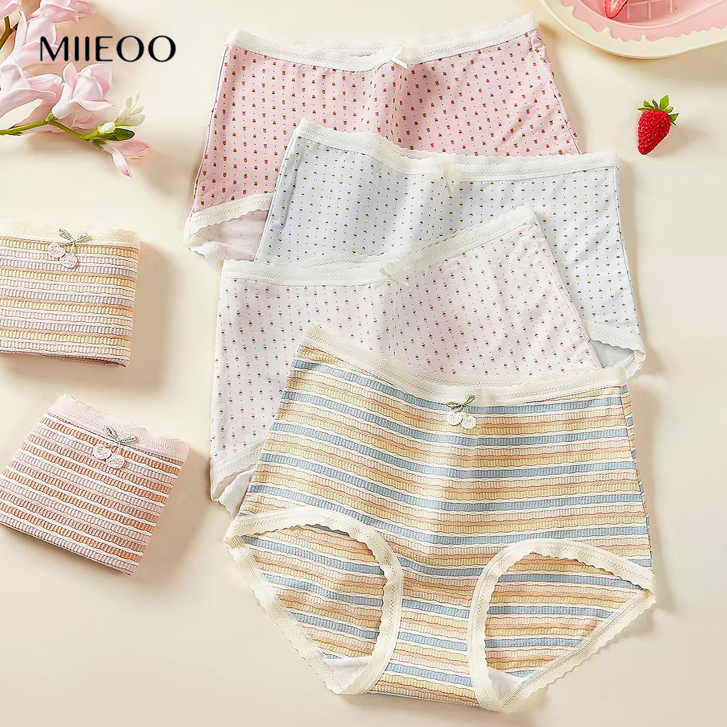 秘语内裤女中高腰透气薄款抗菌裆2026新款无痕包臀蕾丝边平角短裤,女士内衣/男士内衣/家居服,平角裤,淘宝优惠券,粉丝福利购,淘宝优惠卷