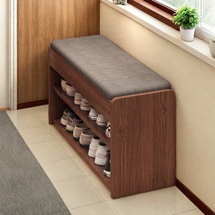 入户换鞋凳门口家用可坐鞋柜坐凳一体收纳玄关鞋架极窄进门穿鞋凳