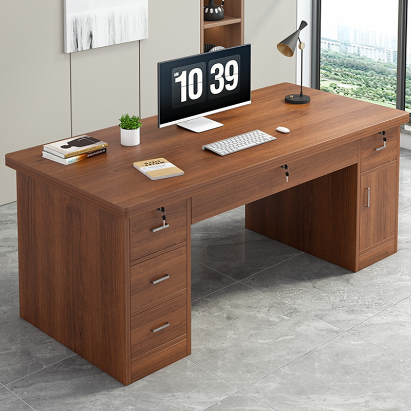 办公桌老板桌现代简约办公室员工位职员电脑桌家用工作台桌椅组合