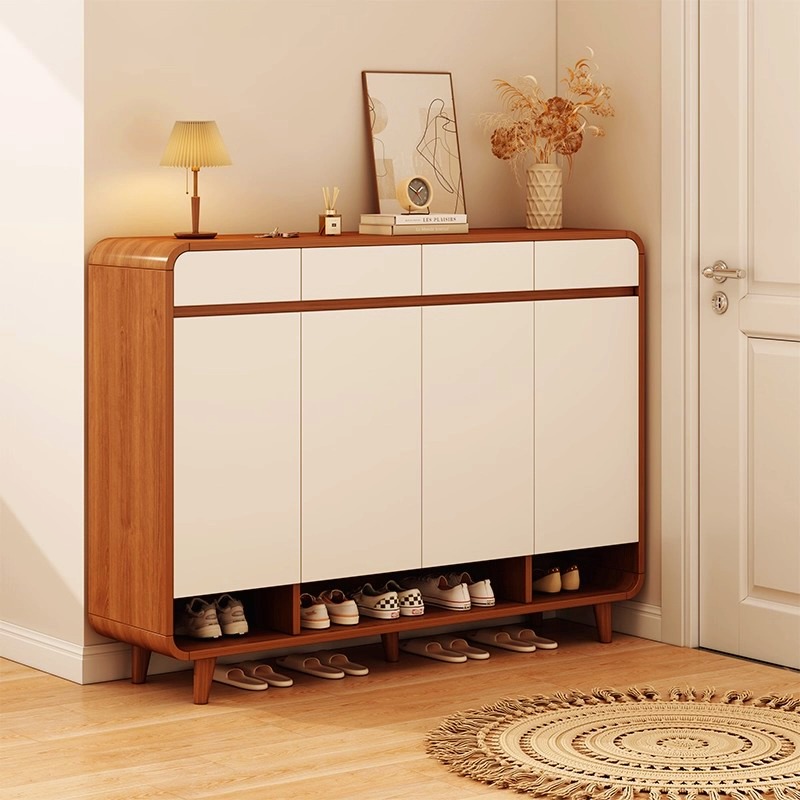 2025新款收纳储物一体高档鞋柜架