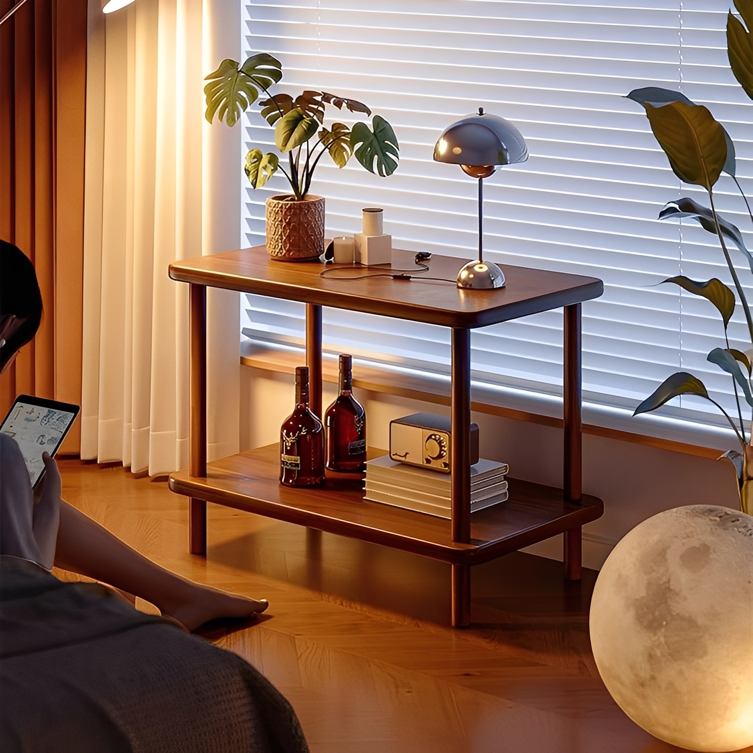 沙发边几小桌子简约双层小茶几