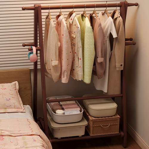 实木衣架小户型专属衣帽架