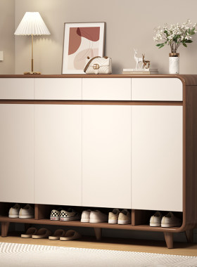 2025新款鞋柜家用门口室内玄关柜一体收纳柜储物柜靠墙入户门鞋架