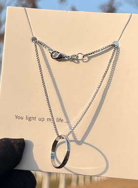 2025新款不掉色戒指项链女轻奢