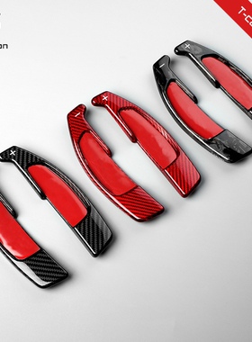 T-Carbon换档拨片适用奔驰A45CLA45C63S63GLAE6314年前AMG方向盘