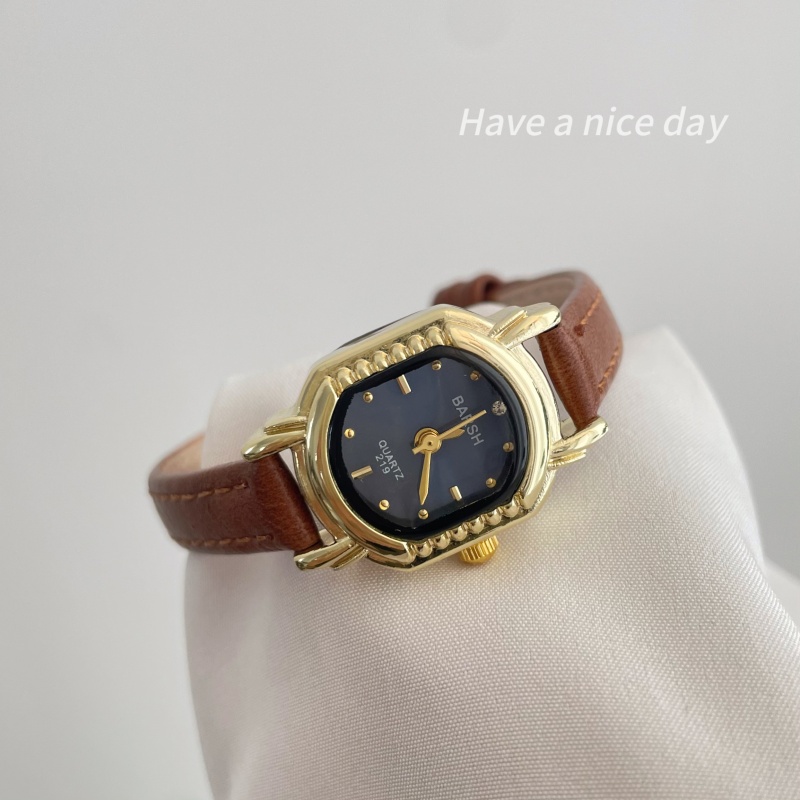 BARSH方形轻奢小众时尚女士手表