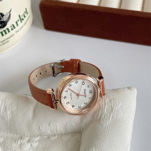 女士小表盘手表学生初高中女款时尚简约可爱高颜值女生皮带石英表