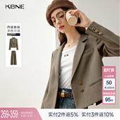 外套女小个子气质上衣通勤短款 休闲西装 西服外套 新款 KBNE2026春季