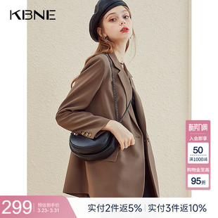 韩版 新款 显瘦小个子上衣 外套女春秋休闲小西服kbne2025秋装 西装
