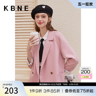 新款 西装 休闲小西服kbne2024春装 韩版 外套女春秋款 显瘦小个子上衣