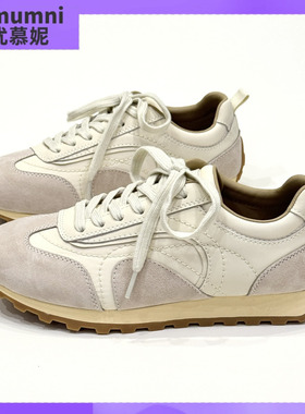 umumni优慕妮超火真皮休闲运动板鞋户外慢跑跑步厚底阿甘德训鞋女