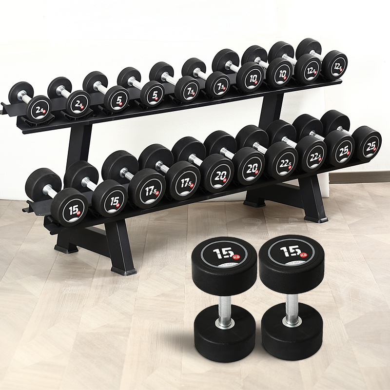 圓頭固定啞鈴套裝純鋼無味