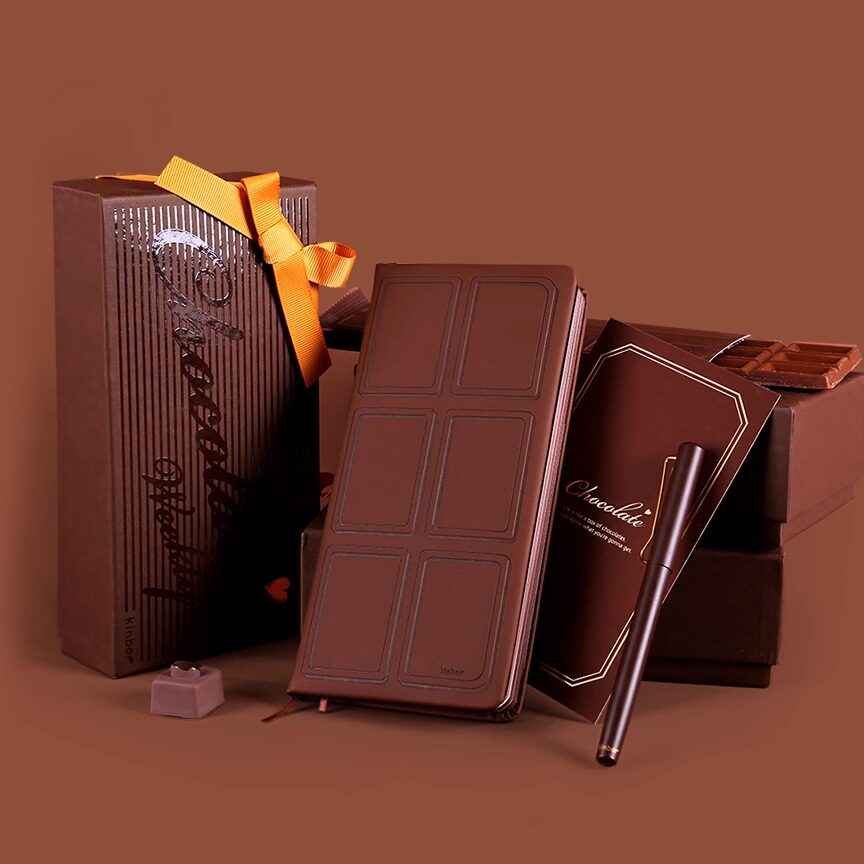 圣诞节礼物kinbor巧克力周计划套装礼物weeks周计划手帐本礼盒日记本日程本手账