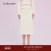 香风气质直通半身裙女 新款 Koradior拉珂蒂修身 法式 通勤时尚