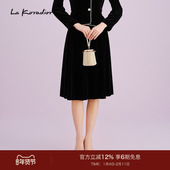 法式 气质半身裙 Koradior拉珂蒂商场同款 季 进口浮光丝绒
