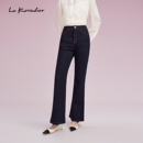 高腰显瘦微喇牛仔裤 新款 LaKoradior拉珂蒂秋季 女 商场同款