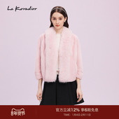 丹麦进口SAGA级水貂 Koradior拉珂蒂秋商场同款 款 裘皮外套