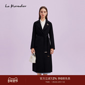 收腰毛呢大衣 优雅气质秋冬新款 商场同款 LaKoradior拉珂蒂时尚