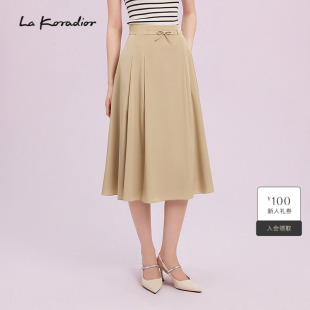 2025新款 Koradior拉珂蒂商场同款 精致慵懒半身裙女 三醋酸