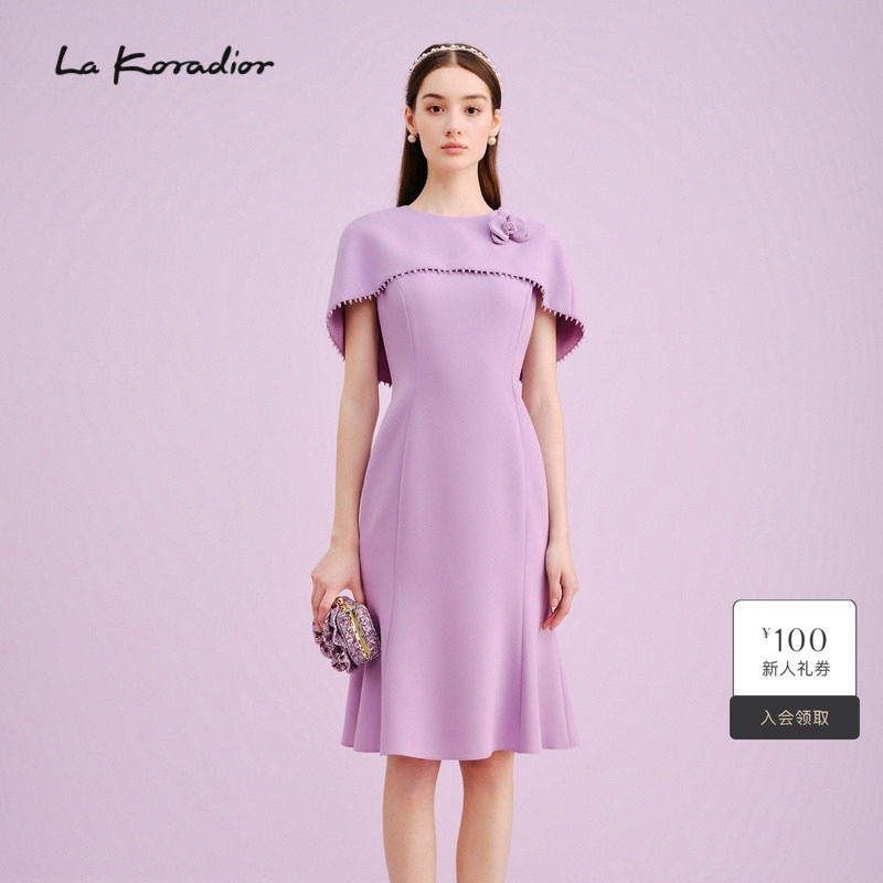 【经典斗篷】La Koradior拉珂蒂季宴会鱼尾裙晚礼服连衣裙图片