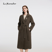 毛呢大衣 Lakoradior拉珂蒂通勤减龄优雅2025秋冬新款 羊毛 经典