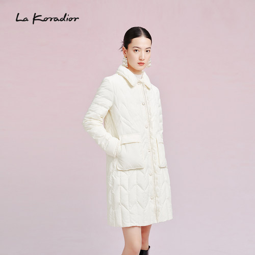 【商场同款】LaKoradior拉珂蒂气质通勤女时尚秋冬新款香风羽绒服