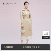 商场同款 新经典 春季 翻领质感风衣 Koradior拉珂蒂减龄时尚