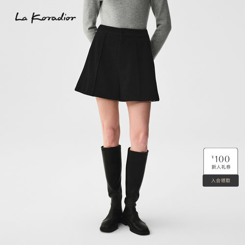 [商场同款]La Koradior拉珂蒂时尚短裤女休闲A字短款裤子女