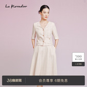 优雅气质香风短外套女 2025夏季 Koradior拉珂蒂通勤简约时尚