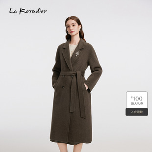 经典 Lakoradior拉珂蒂通勤减龄优雅2025秋冬新款 毛呢大衣 羊毛
