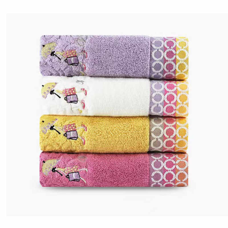 韩国进口糖果毛巾棉洗脸巾男女家用加厚柔软吸水不易掉毛大尺寸