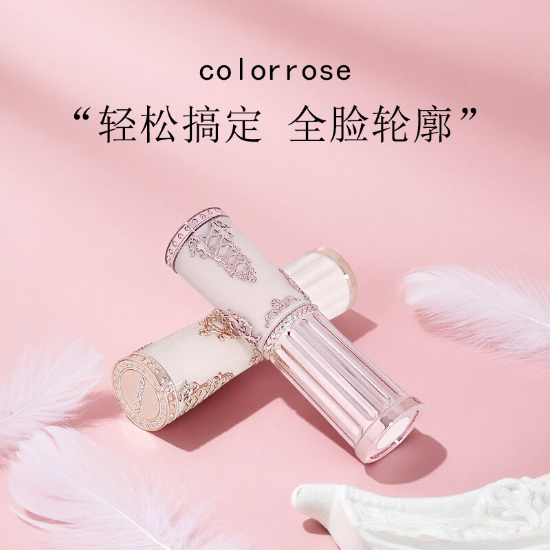colorrose晶透口红哑光镜面