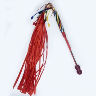 纯手工文王鼓鞭二神鞭毛头鼓鞭碳纤维鼓棒转金桶五彩多色武王鞭