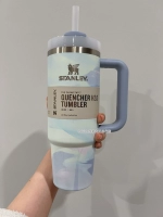 [Ограниченная] прохладный безмятежный мазки холодный синий окрашен 30 унций/0,88 л.