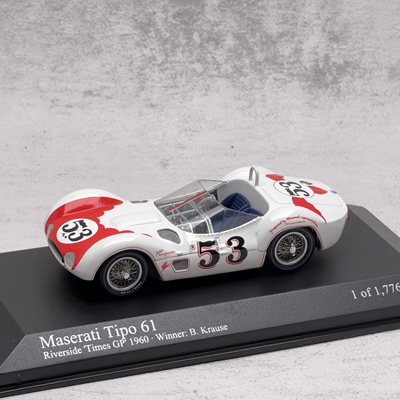 迷你切Minichamps 1/43 玛莎拉蒂Tipo 61合金车模