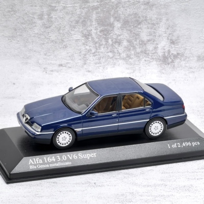 迷你切Minichamps 1/43阿尔法罗密欧164 3.0 V6合金车模