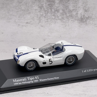 迷你切Minichamps 1/43 玛莎拉蒂 Tipo 61 合金车模