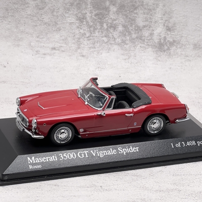 迷你切Minichamps 1/43 玛莎拉蒂 3500GT 合金车模