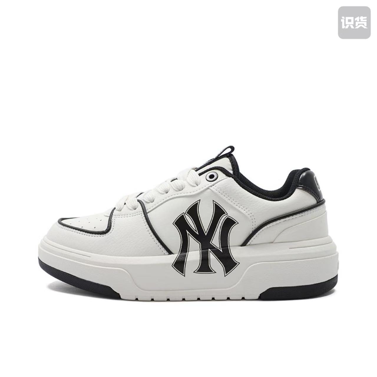 MLB学长鞋厚底老花新款百搭老爹鞋男透气增高休闲低帮板鞋 廊坊仓