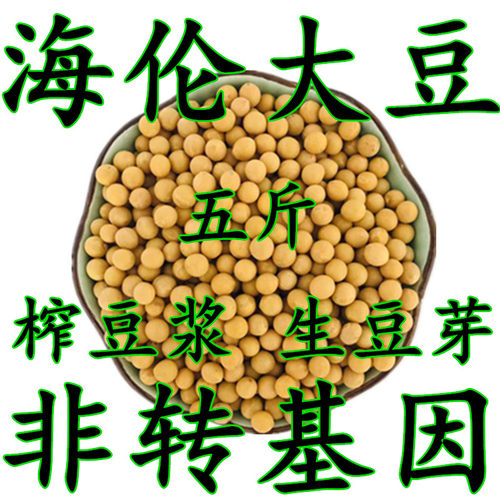 黑龙江海伦大豆农家自产新豆五斤