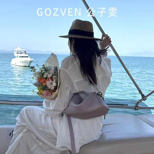 公子雯牛皮托特包手提斜挎女包