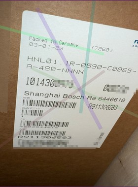 力士乐电抗器 HNL01.1R-0590-C0065-A-4