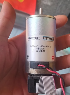 AMETEK PITTMAN直流电机，型号DC040E 1000-A04-0，电压48VDC