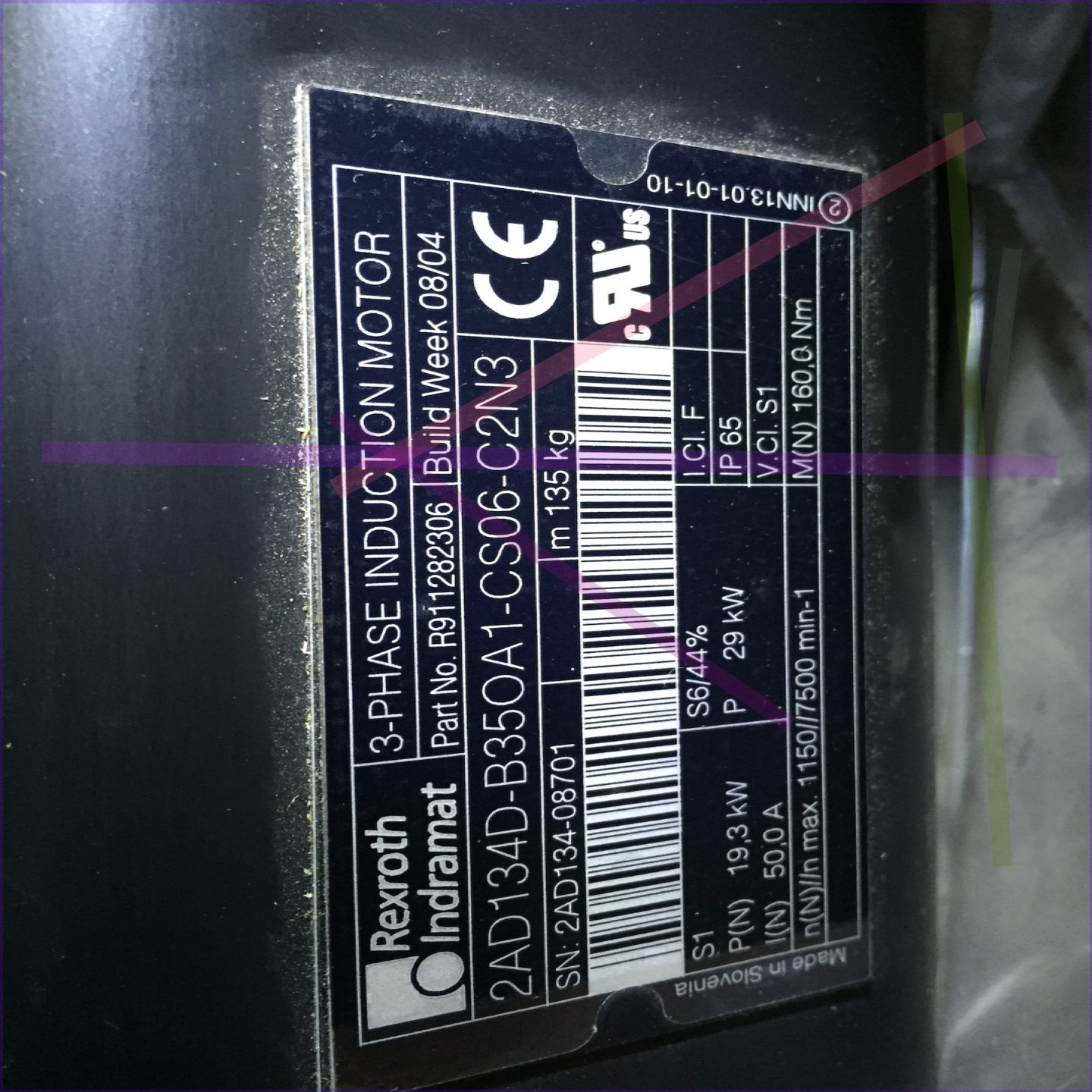 力士乐电机 2AD134D-B35OA1-CS06-C2N3